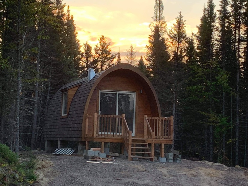 Le chalet Pod sur la Zec Matimek