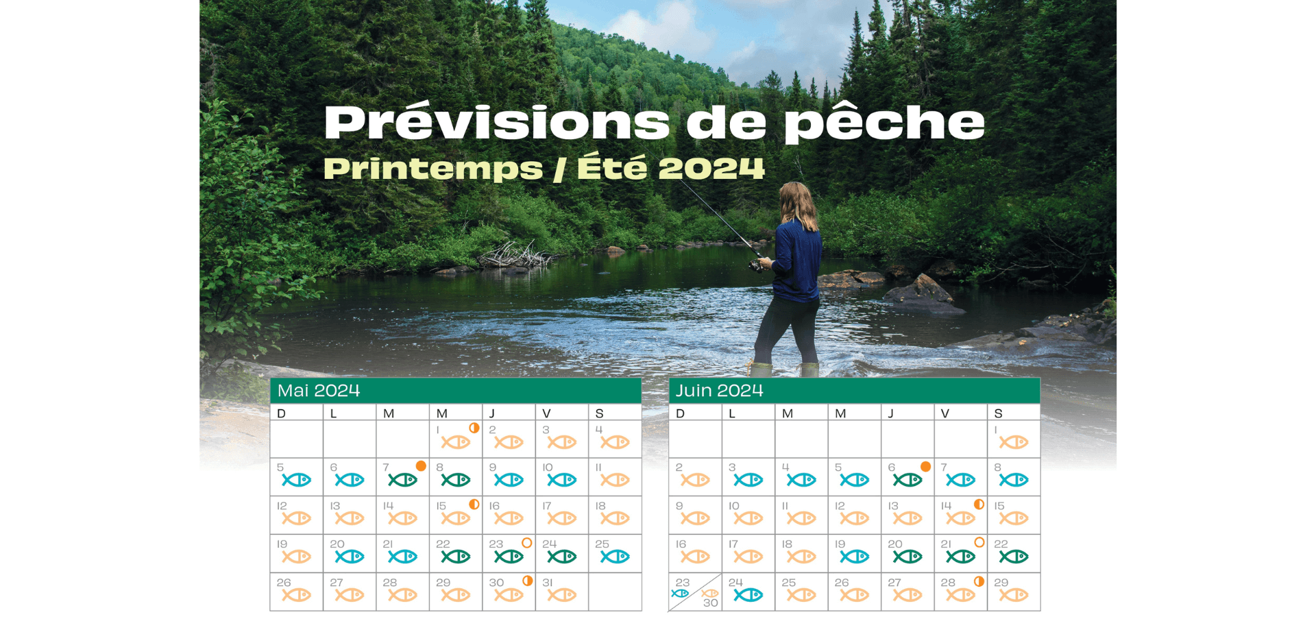 Photo de couverture - Calendrier de Pêche 2024